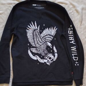 Levi's Black Crew Neck Shirt